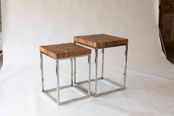 Mesas de apoyo Organic (set de 2 piezas)