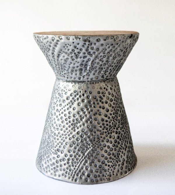 Stool Hourglass Plata
