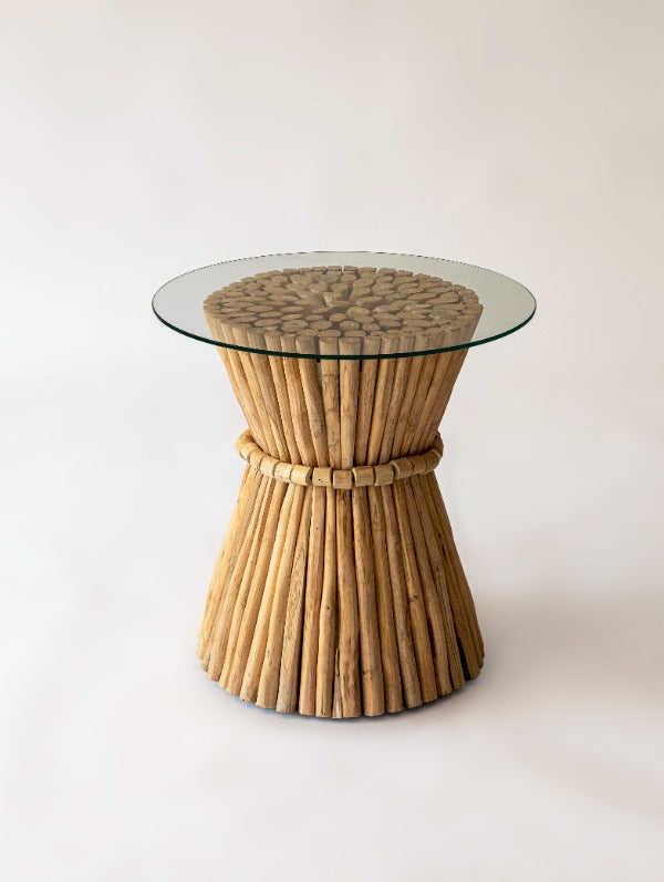 Mesa de apoyo Hourglass Coral
